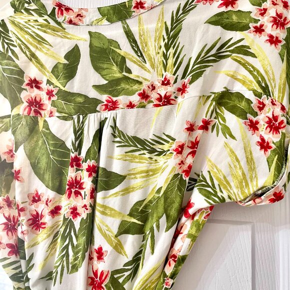 FOREVER 21 Tropical Print Summer Mini Dress - Size Small - Picture 5 of 6